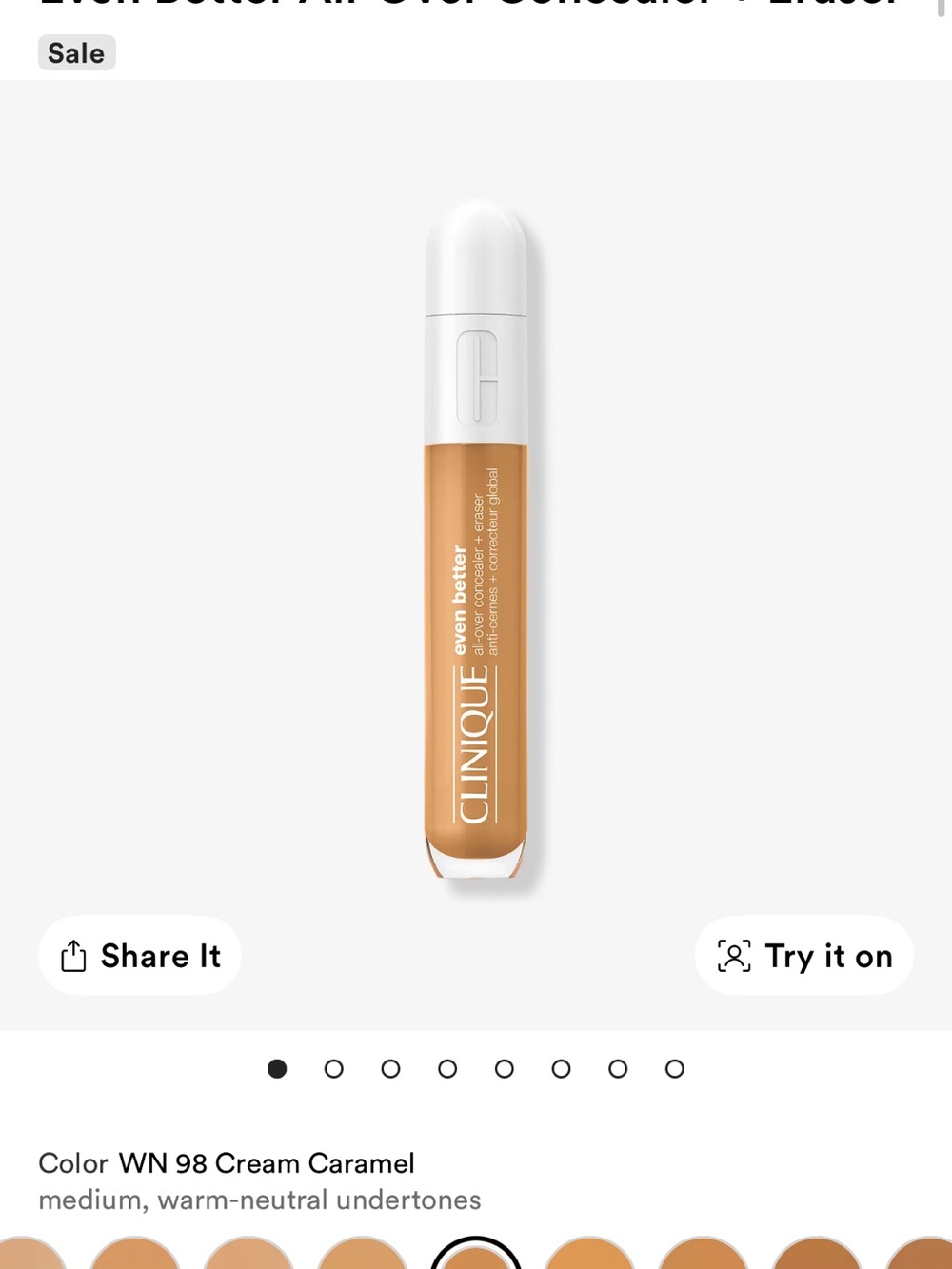 Clinique Even Better Concealer in Cream Caramel (WN 98)
